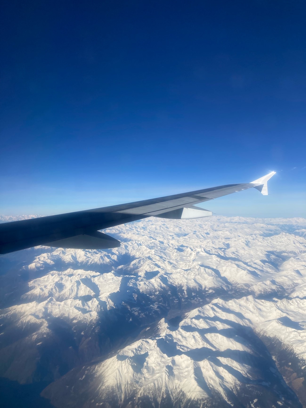 飛行機からの景色